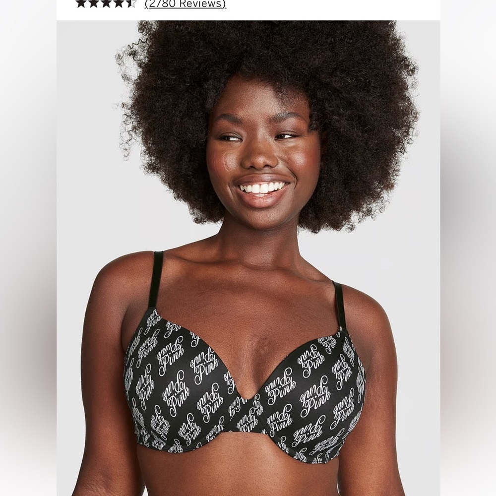 PINK Victoria Secret Wear‎ Everywhere Lightly Lined T-Shirt Bra